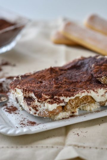 tiramisù con crema al mascarpone pastorizzata Bimby